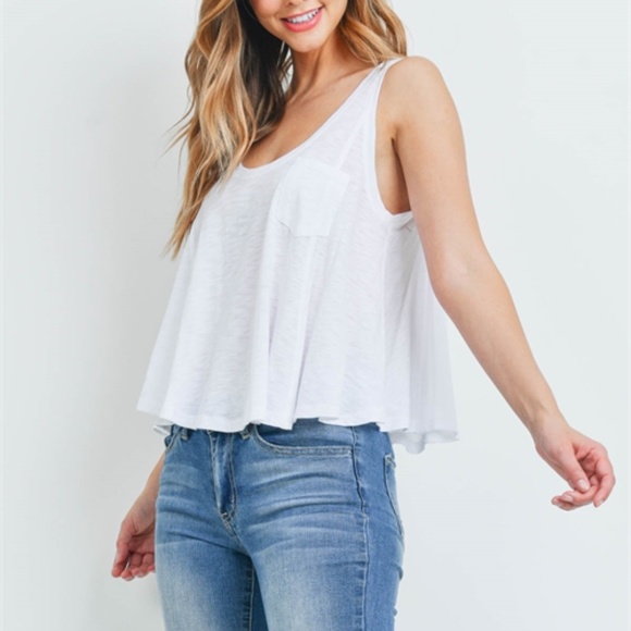 Essential White Flow tee top - Picture 5 of 10